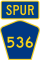Spur CR 536