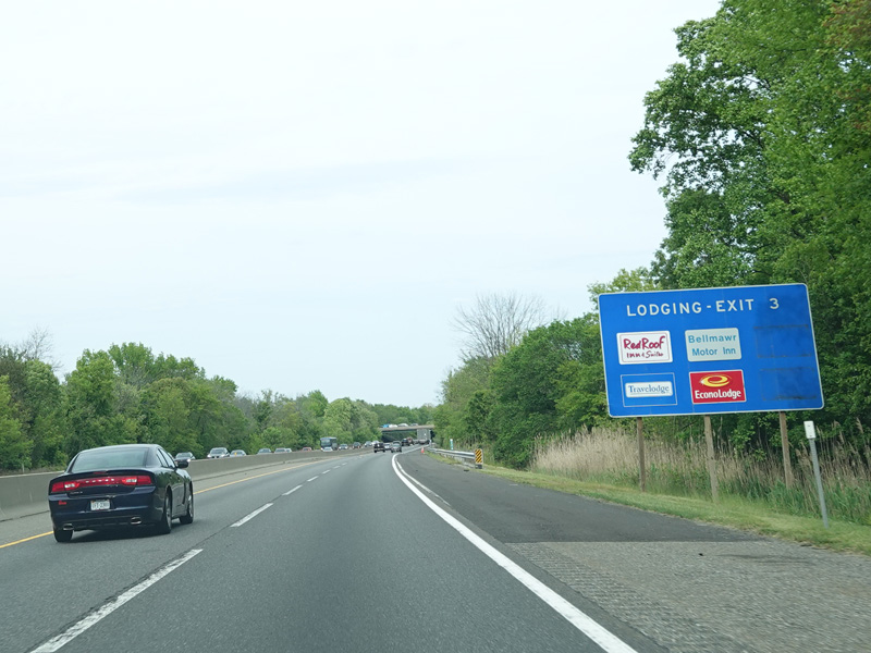 オプティミスティック 海外輸入 道路標識 New Jersey highway marker road sign exit Camden  Atlantic turnpi